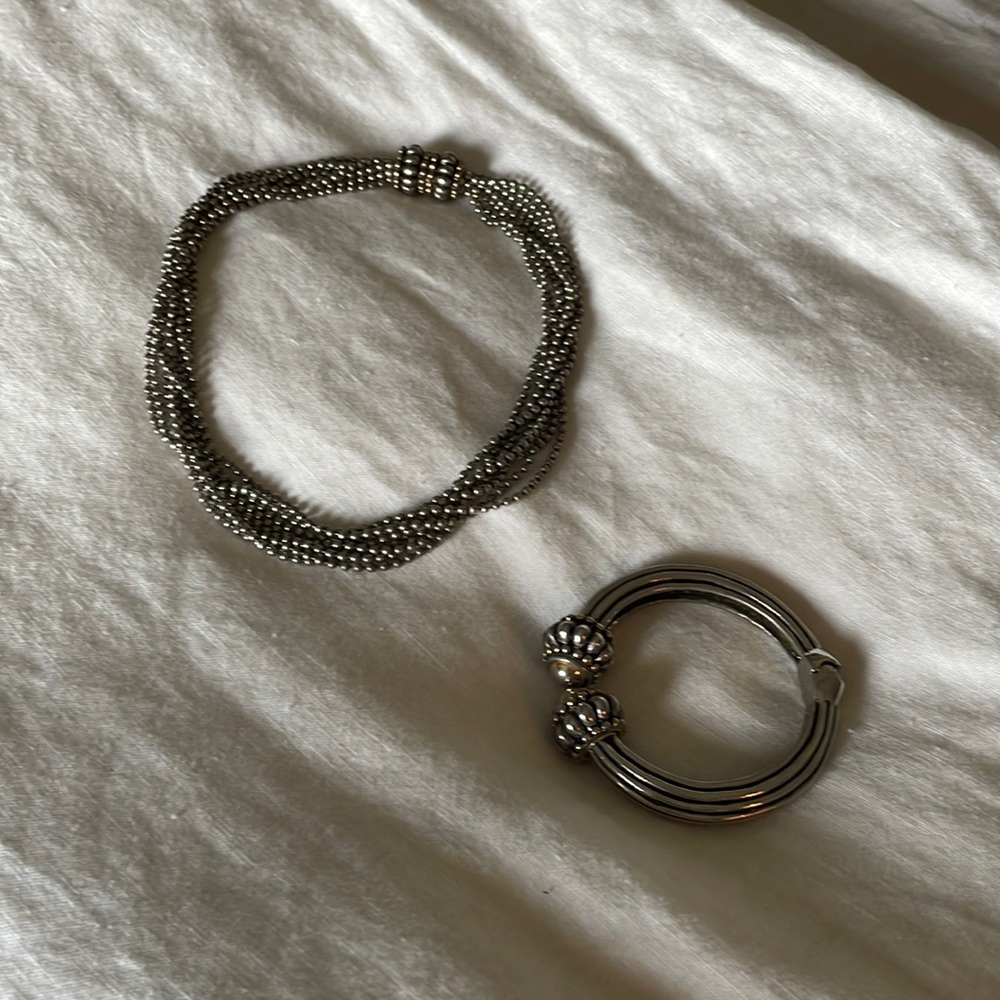 Silver Necklace and Bracelet set